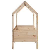 Giroletto Casetta per Bambini 80x160 cm Legno Massello di Pino 850710