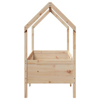 Giroletto Casetta per Bambini 70x140 cm Legno Massello di Pino 850713