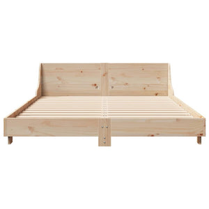 Letto senza Materasso 150x200 cm in Legno Massello di Pino 850725