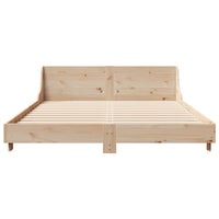 Letto senza Materasso 120x200 cm in Legno Massello di Pino 850731