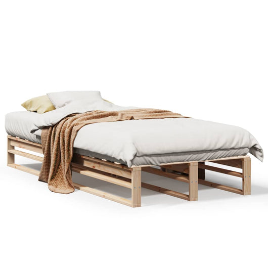 Letto senza Materasso 90x200 cm in Legno Massello di Pino 850833