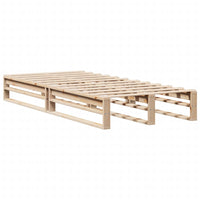 Letto senza Materasso 90x200 cm in Legno Massello di Pino 850833