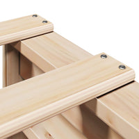 Letto senza Materasso 90x200 cm in Legno Massello di Pino 850833