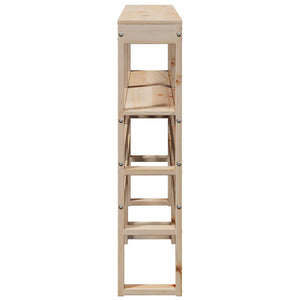 vidaXL Testiera con Ripiani 150 cm in Legno Massello di Pino