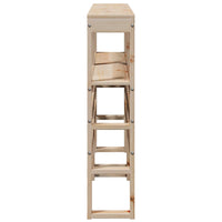 Testiera con Ripiani-Testata contenitore 140 cm in Legno Massello di Pino 949513