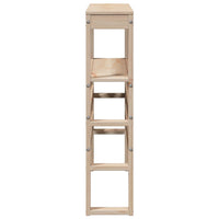 Testiera con Ripiani 100 cm in Legno Massello di Pino 850893