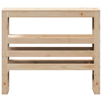 Testiera con Ripiani 75 cm in Legno Massello di Pino 850899