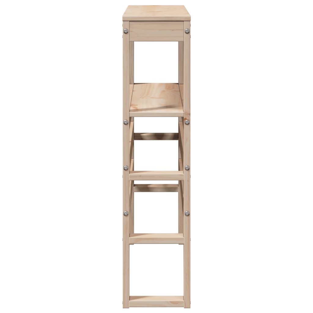 Testiera con Ripiani 75 cm in Legno Massello di Pino 850899