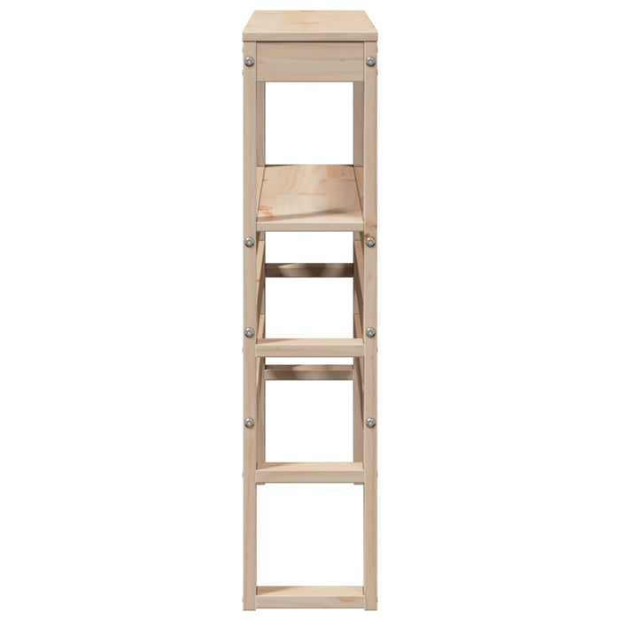 Testiera con Ripiani 75 cm in Legno Massello di Pino 850899