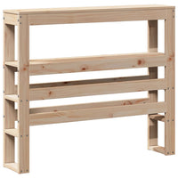 Testiera con Ripiani 75 cm in Legno Massello di Pino 850899