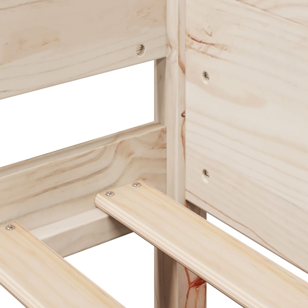 Giroletto senza Materasso 80x200 cm in Legno Massello Pino 850911