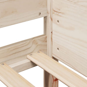 Letto senza Materasso 90x190 cm in Legno Massello di Pino 850917