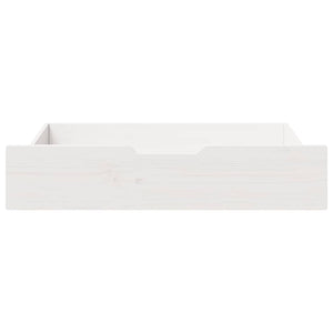 vidaXL Cassettoni da Letto 2 pz Bianchi 85x55x17 cm in Legno di Pino