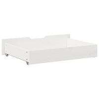 Cassettoni da Letto 2 pz Bianchi 80x55x17 cm in Legno di Pino 850930