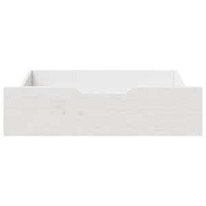 vidaXL Cassettoni da Letto 2 pz Bianchi 75x55x17 cm in Legno di Pino