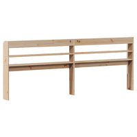 vidaXL Testiera con Ripiani 200 cm in Legno Massello di Pino