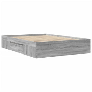 Giroletto-Struttura Letto Grigio Sonoma 140x200 cm in Legno Multistrato 974557