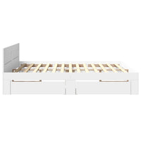 Giroletto con Testiera senza Materasso Bianco 180x200 cm 3295541