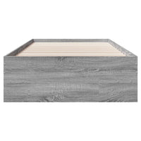 Giroletto-Struttura Letto Grigio Sonoma 90x190 cm in Legno Multistrato 928180