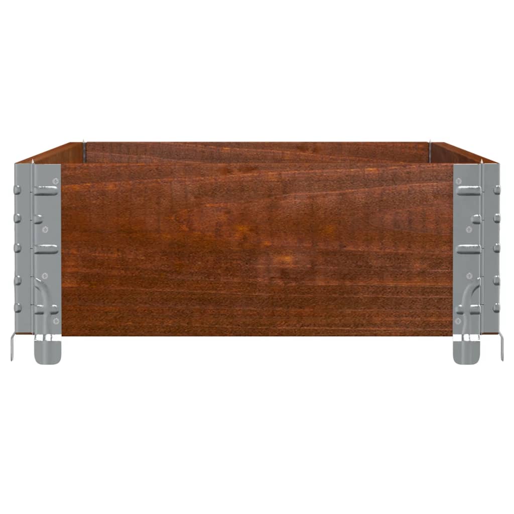 Paretale per Pallet Marrone 100x50cm in Legno Massello di Pino