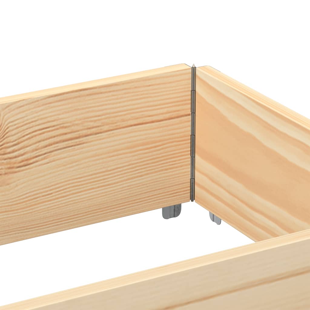 vidaXL Paretale per Pallet 150x50 cm in Legno Massello di Pino