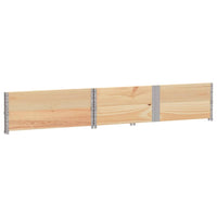 Paretali per Pallet 2 pz 150x100 cm in Legno Massello di Pino