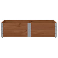 vidaXL Paretali per Pallet 2pz Marroni 150x100cm Legno Massello Pino