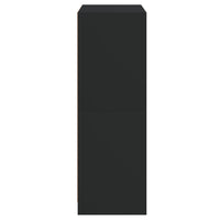 Credenza con Ante Nera 68x37x109 cm in Legno Multistrato 3295851