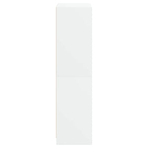 Credenza con Ante Bianca 68x37x142 cm Legno Multistrato 3295857