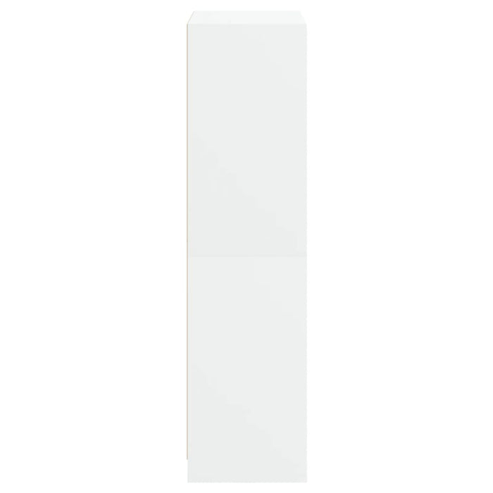 Credenza con Ante Bianca 68x37x142 cm Legno Multistrato 3295857