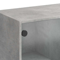 Credenza Grigio Cemento 102x37x75,5 cm in Legno Multistrato 3295874