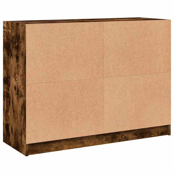 Credenza buffet cassettiera mobile contenitore organizer cucina soggiorno soggiorno 102 x 37 x 75,5 cm derivati ​​del legno marrone 02_0030850