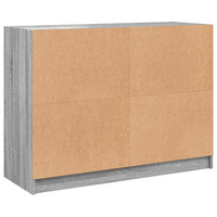 Credenza Grigio Sonoma 102x37x75,5 cm in Legno Multistrato 3295876