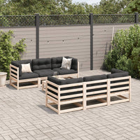 Set Divani da Giardino 7 pz in Legno Massello di Pinocod mxl 92951