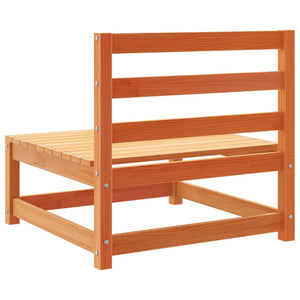 Set Divani da Giardino 6 pz Marrone Cera Legno Massello Pino 3299520