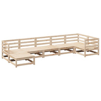 Set Divani da Giardino 7 pz in Legno Massello di Pino 3299541