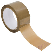 Nastro da Imballaggio 12pz Marrone 48 mm x 66 m