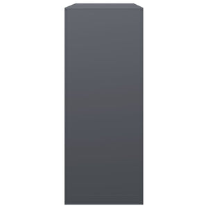 Rastrelliera per Legna da Ardere-Portalegna Antracite 100x40x100cm Acciaio