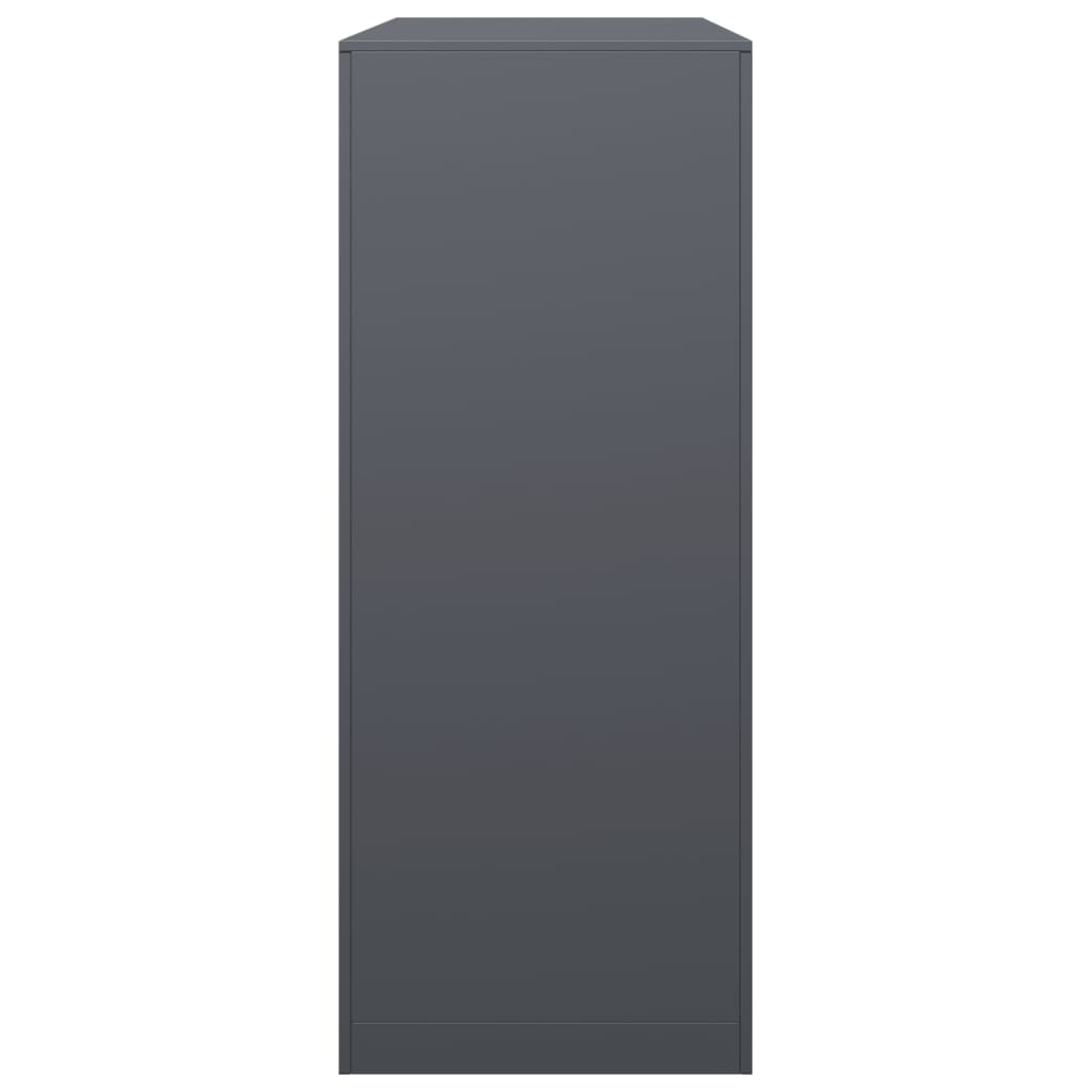 Portalegna 100 x 40 x 100 cm in acciaio antracite 02_0043684