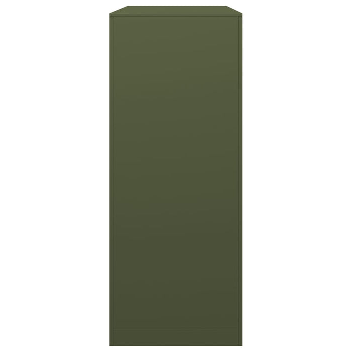 vidaXL Rastrelliera per Legna da Ardere Verde 100x40x100 cm in Acciaio