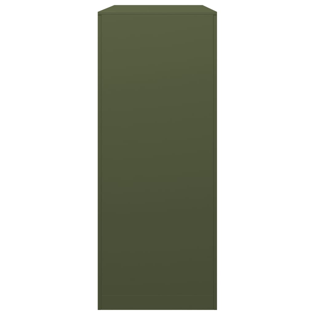 Rastrelliera per Legna da Ardere-Portalegna Verde 100x40x100 cm in Acciaio