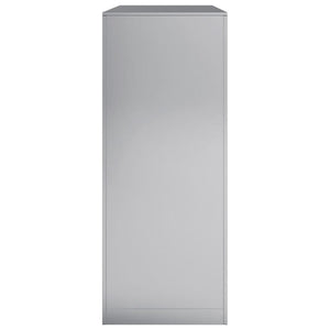 vidaXL Rastrelliera per Legna 100x40x100 cm in Acciaio Zincato