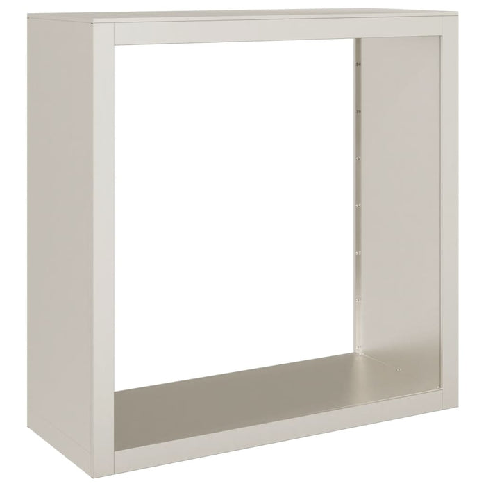 Rack per Legna da Ardere 100x40x100 cm in Acciaio Corten