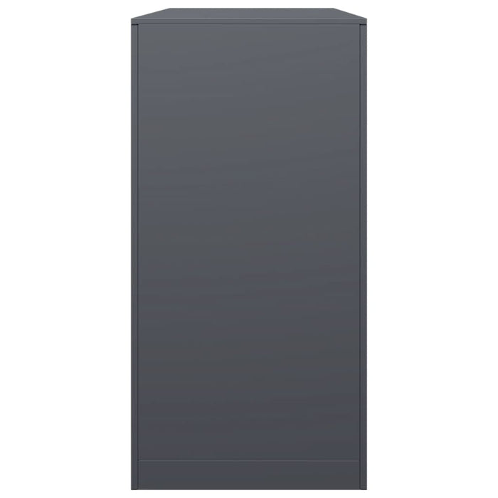 Portalegna 100 x 40 x 80 cm in acciaio antracite 02_0043698