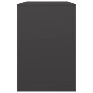 Rastrelliera per Legna da Ardere Nera 100x40x60 cm in Acciaio 850982