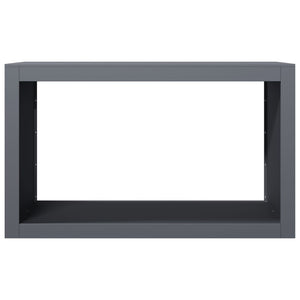 Rastrelliera per Legna da Ardere Antracite 100x40x60 cm Acciaio 850984