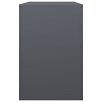 vidaXL Rastrelliera per Legna da Ardere Antracite 100x40x60 cm Acciaio