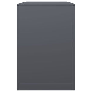 Rastrelliera per Legna da Ardere Antracite 100x40x60 cm Acciaio 850984