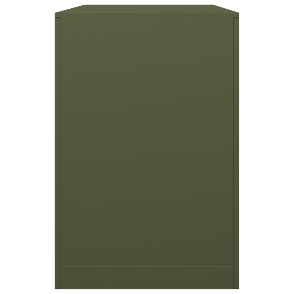 Rastrelliera per Legna da Ardere-Portalegna Verde 100x40x60 cm in Acciaio