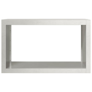 Portalegna 100 x 40 x 60 cm in acciaio inox marrone 02_0043697